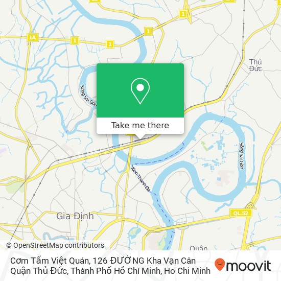 Cơm Tấm Việt Quán, 126 ĐƯỜNG Kha Vạn Cân Quận Thủ Đức, Thành Phố Hồ Chí Minh map