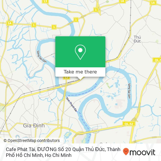 Cafe Phát Tài, ĐƯỜNG Số 20 Quận Thủ Đức, Thành Phố Hồ Chí Minh map