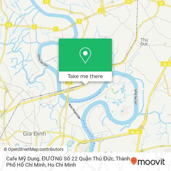 Cafe Mỹ Dung, ĐƯỜNG Số 22 Quận Thủ Đức, Thành Phố Hồ Chí Minh map