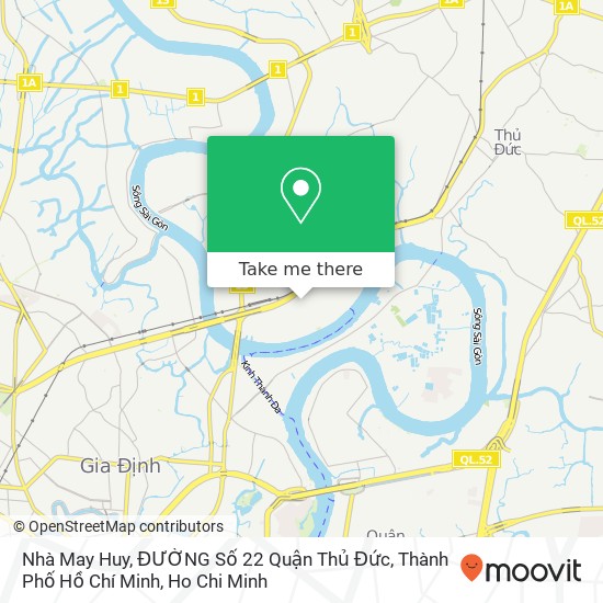 Nhà May Huy, ĐƯỜNG Số 22 Quận Thủ Đức, Thành Phố Hồ Chí Minh map