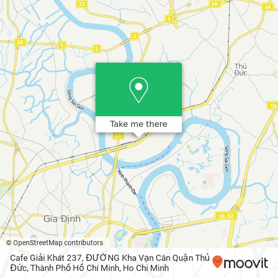 Cafe Giải Khát 237, ĐƯỜNG Kha Vạn Cân Quận Thủ Đức, Thành Phố Hồ Chí Minh map