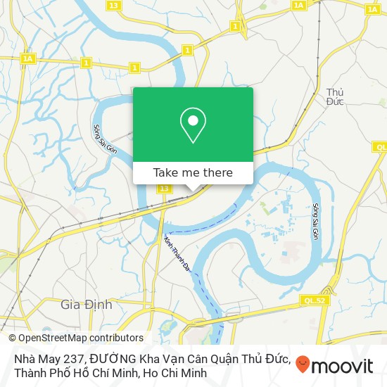Nhà May 237, ĐƯỜNG Kha Vạn Cân Quận Thủ Đức, Thành Phố Hồ Chí Minh map
