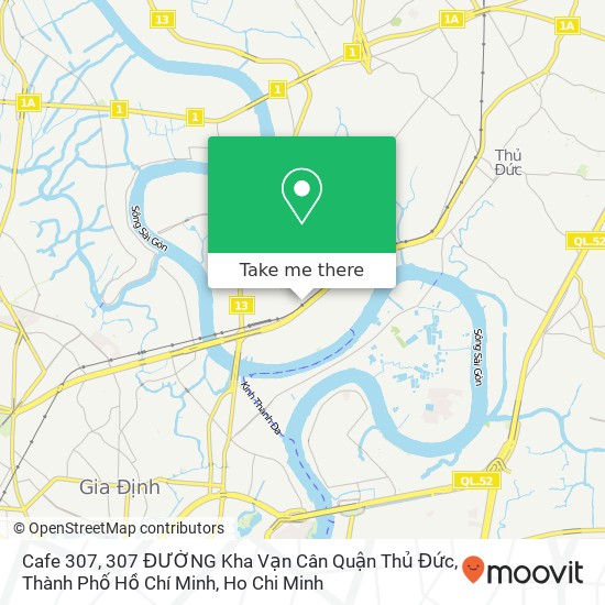 Cafe 307, 307 ĐƯỜNG Kha Vạn Cân Quận Thủ Đức, Thành Phố Hồ Chí Minh map