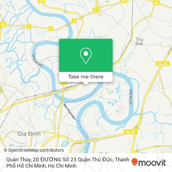 Quán Thúy, 20 ĐƯỜNG Số 23 Quận Thủ Đức, Thành Phố Hồ Chí Minh map
