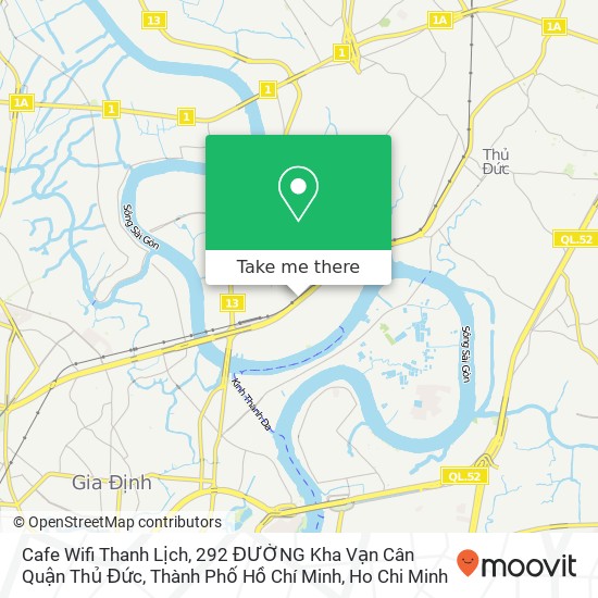 Cafe Wifi Thanh Lịch, 292 ĐƯỜNG Kha Vạn Cân Quận Thủ Đức, Thành Phố Hồ Chí Minh map