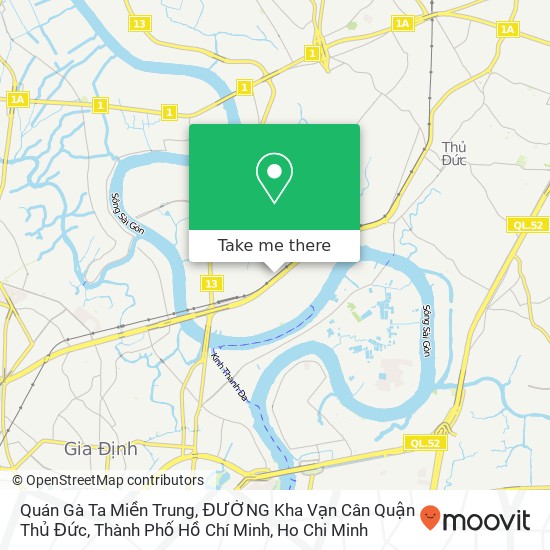 Quán Gà Ta Miền Trung, ĐƯỜNG Kha Vạn Cân Quận Thủ Đức, Thành Phố Hồ Chí Minh map