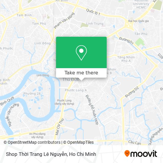 Shop Thời Trang Lê Nguyễn map
