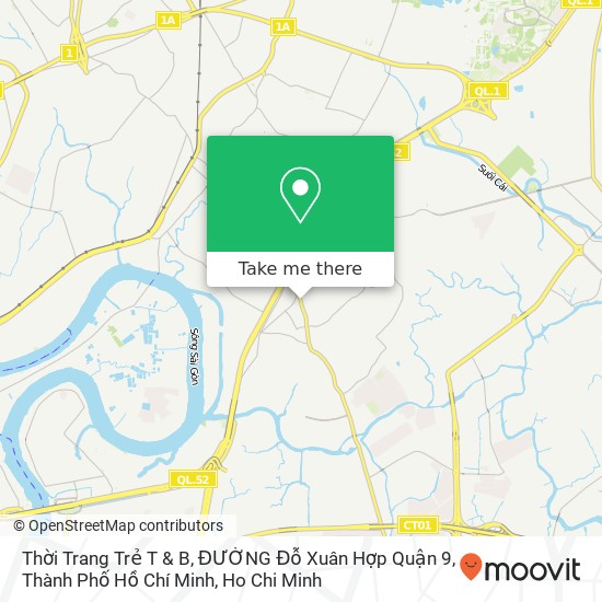 Thời Trang Trẻ T & B, ĐƯỜNG Đỗ Xuân Hợp Quận 9, Thành Phố Hồ Chí Minh map