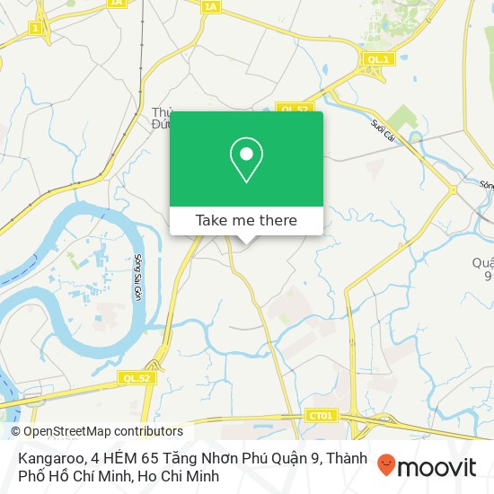 Kangaroo, 4 HẺM 65 Tăng Nhơn Phú Quận 9, Thành Phố Hồ Chí Minh map