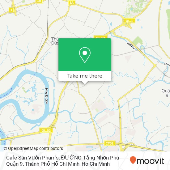 Cafe Sân Vườn Pham's, ĐƯỜNG Tăng Nhơn Phú Quận 9, Thành Phố Hồ Chí Minh map