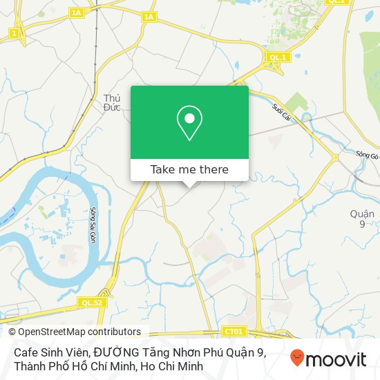 Cafe Sinh Viên, ĐƯỜNG Tăng Nhơn Phú Quận 9, Thành Phố Hồ Chí Minh map