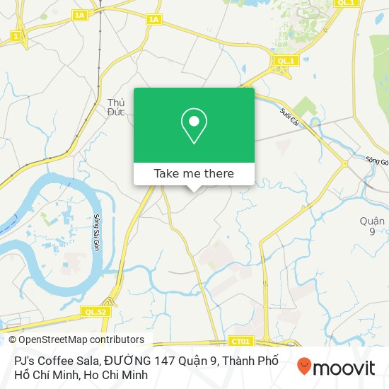 PJ's Coffee Sala, ĐƯỜNG 147 Quận 9, Thành Phố Hồ Chí Minh map