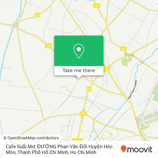 Cafe Suối Mơ, ĐƯỜNG Phan Văn Đối Huyện Hóc Môn, Thành Phố Hồ Chí Minh map