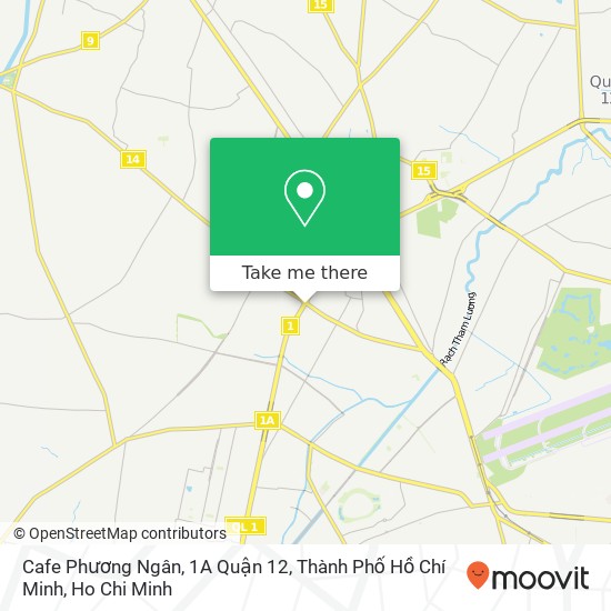 Cafe Phương Ngân, 1A Quận 12, Thành Phố Hồ Chí Minh map
