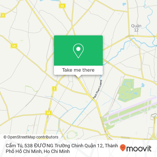 Cẩm Tú, 538 ĐƯỜNG Trường Chinh Quận 12, Thành Phố Hồ Chí Minh map