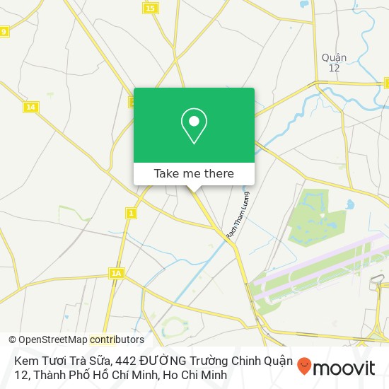 Kem Tươi Trà Sữa, 442 ĐƯỜNG Trường Chinh Quận 12, Thành Phố Hồ Chí Minh map