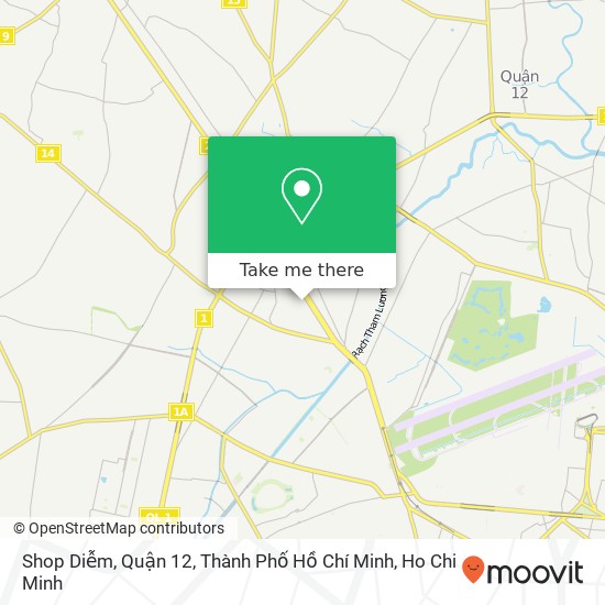 Shop Diễm, Quận 12, Thành Phố Hồ Chí Minh map