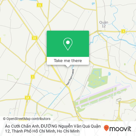Áo Cưới Chấn Anh, ĐƯỜNG Nguyễn Văn Quá Quận 12, Thành Phố Hồ Chí Minh map