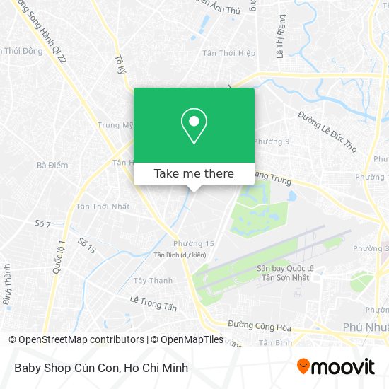 Baby Shop Cún Con map