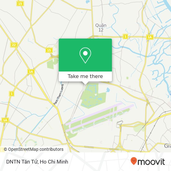 DNTN Tân Tứ map