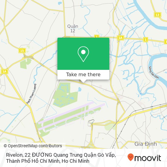 Rivelon, 22 ĐƯỜNG Quang Trung Quận Gò Vấp, Thành Phố Hồ Chí Minh map
