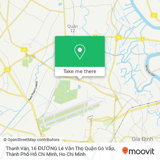 Thanh Vân, 16 ĐƯỜNG Lê Văn Thọ Quận Gò Vấp, Thành Phố Hồ Chí Minh map
