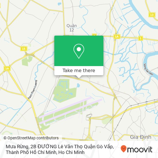 Mưa Rừng, 2B ĐƯỜNG Lê Văn Thọ Quận Gò Vấp, Thành Phố Hồ Chí Minh map