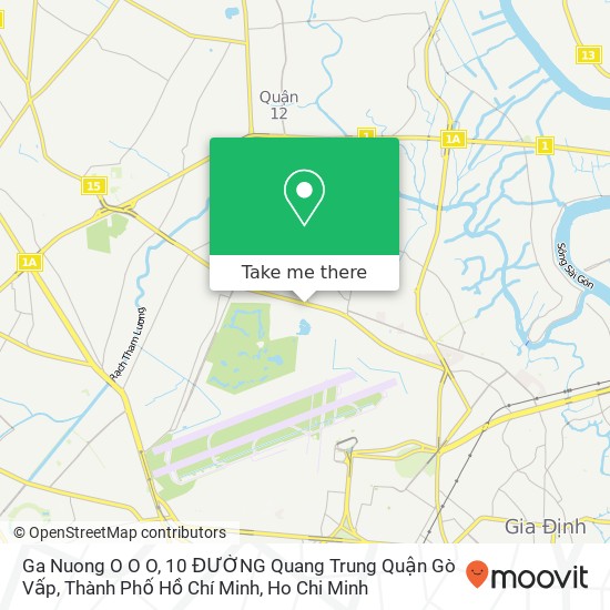 Ga Nuong O O O, 10 ĐƯỜNG Quang Trung Quận Gò Vấp, Thành Phố Hồ Chí Minh map