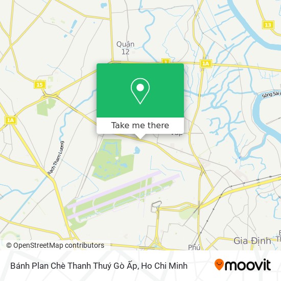 Bánh Plan Chè Thanh Thuý Gò Ấp map