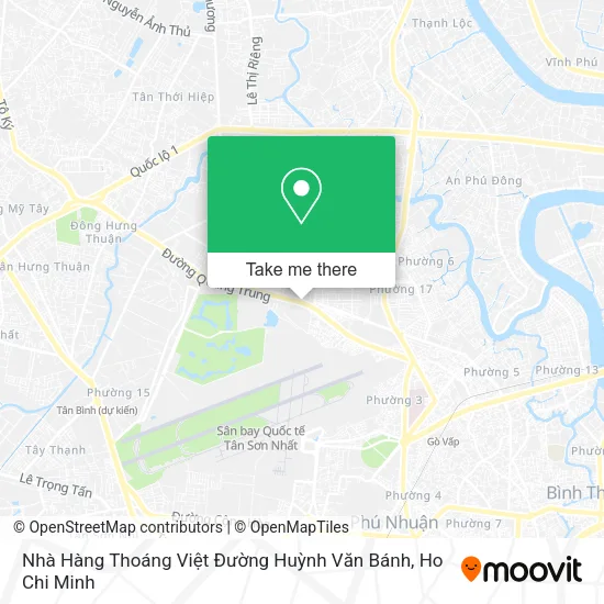 Nhà Hàng Thoáng Việt Đường Huỳnh Văn Bánh map