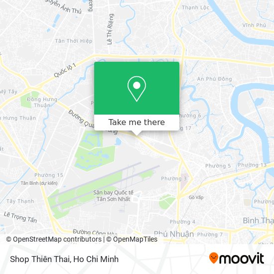 Shop Thiên Thai map