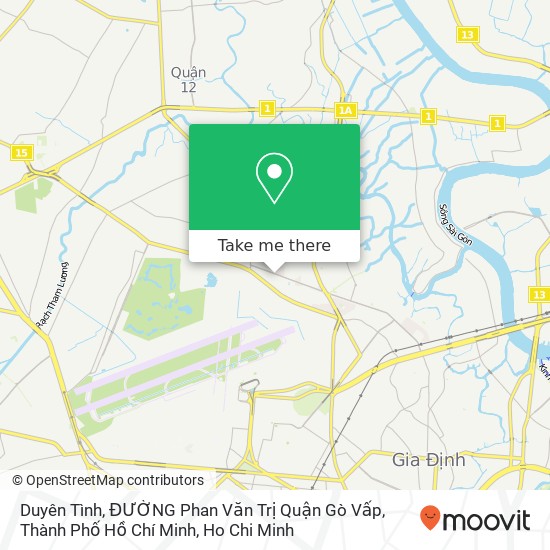 Duyên Tình, ĐƯỜNG Phan Văn Trị Quận Gò Vấp, Thành Phố Hồ Chí Minh map