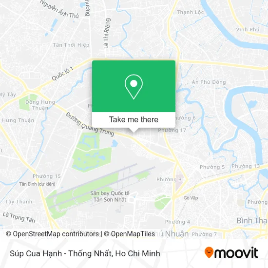 Súp Cua Hạnh - Thống Nhất map