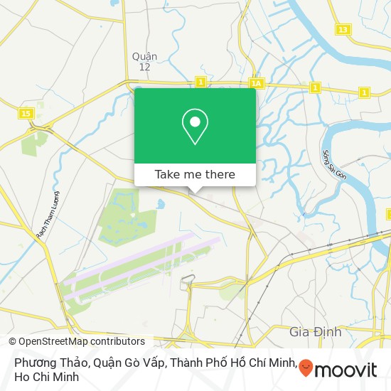 Phương Thảo, Quận Gò Vấp, Thành Phố Hồ Chí Minh map