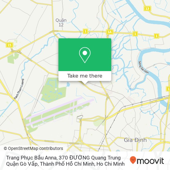 Trang Phục Bầu Anna, 370 ĐƯỜNG Quang Trung Quận Gò Vấp, Thành Phố Hồ Chí Minh map