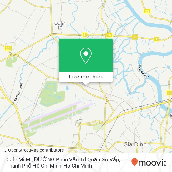 Cafe Mi Mi, ĐƯỜNG Phan Văn Trị Quận Gò Vấp, Thành Phố Hồ Chí Minh map
