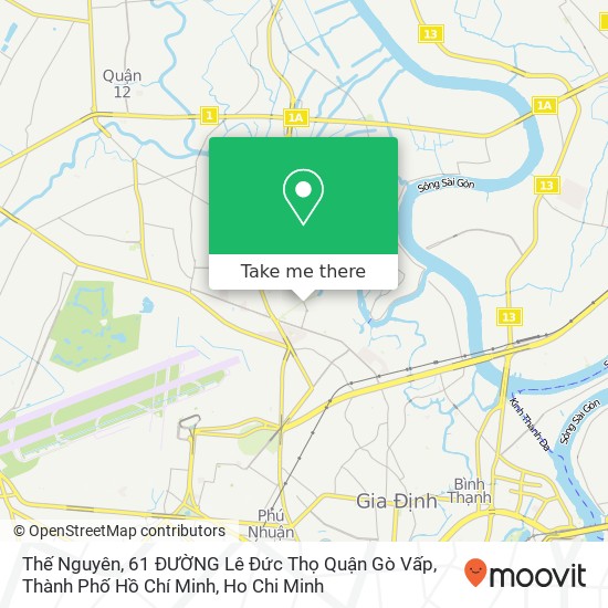 Thế Nguyên, 61 ĐƯỜNG Lê Đức Thọ Quận Gò Vấp, Thành Phố Hồ Chí Minh map