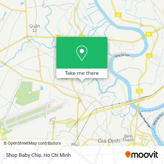 Shop Baby Chip map