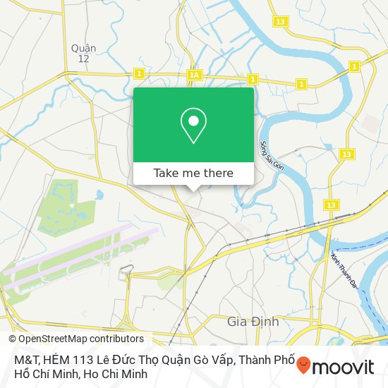 M&T, HẺM 113 Lê Đức Thọ Quận Gò Vấp, Thành Phố Hồ Chí Minh map