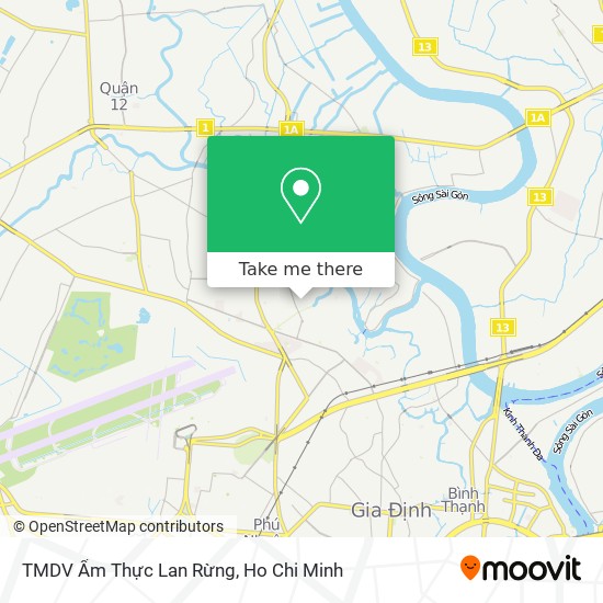 TMDV Ẩm Thực Lan Rừng map
