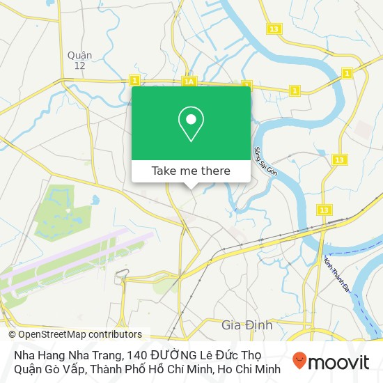 Nha Hang Nha Trang, 140 ĐƯỜNG Lê Đức Thọ Quận Gò Vấp, Thành Phố Hồ Chí Minh map