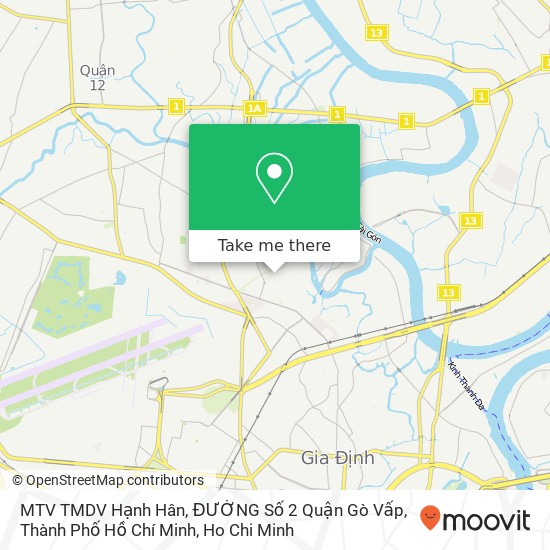 MTV TMDV Hạnh Hân, ĐƯỜNG Số 2 Quận Gò Vấp, Thành Phố Hồ Chí Minh map