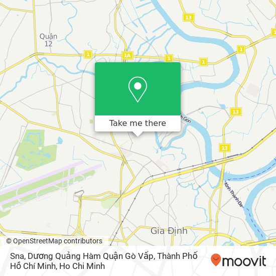 Sna, Dương Quảng Hàm Quận Gò Vấp, Thành Phố Hồ Chí Minh map