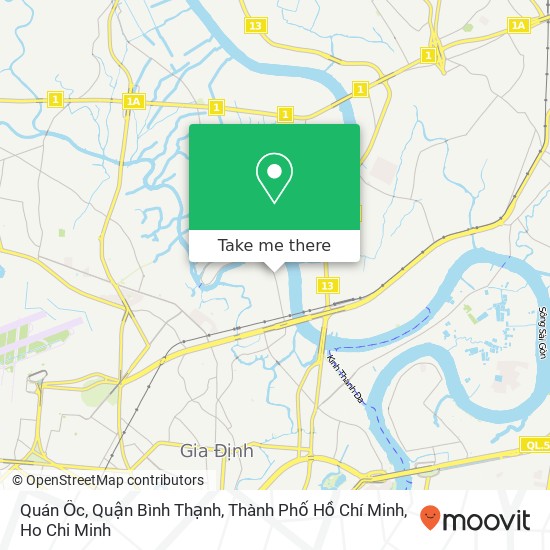 Quán Ốc, Quận Bình Thạnh, Thành Phố Hồ Chí Minh map