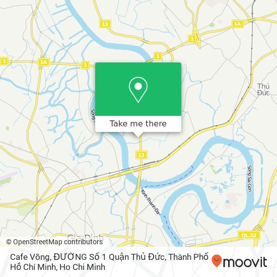 Cafe Võng, ĐƯỜNG Số 1 Quận Thủ Đức, Thành Phố Hồ Chí Minh map
