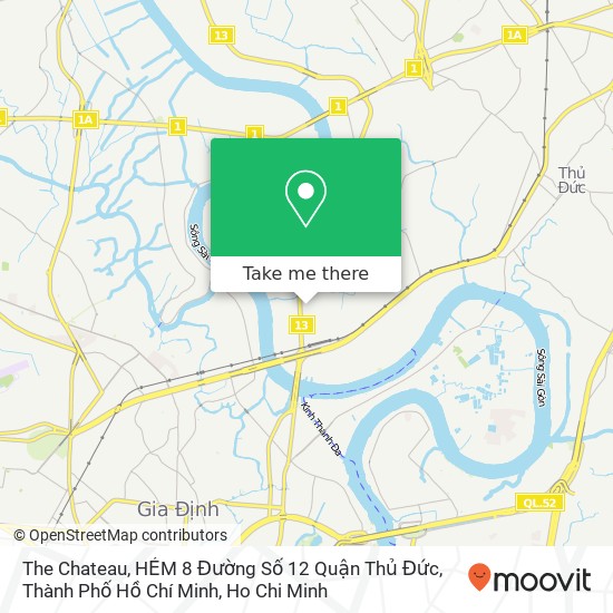 The Chateau, HẺM 8 Đường Số 12 Quận Thủ Đức, Thành Phố Hồ Chí Minh map