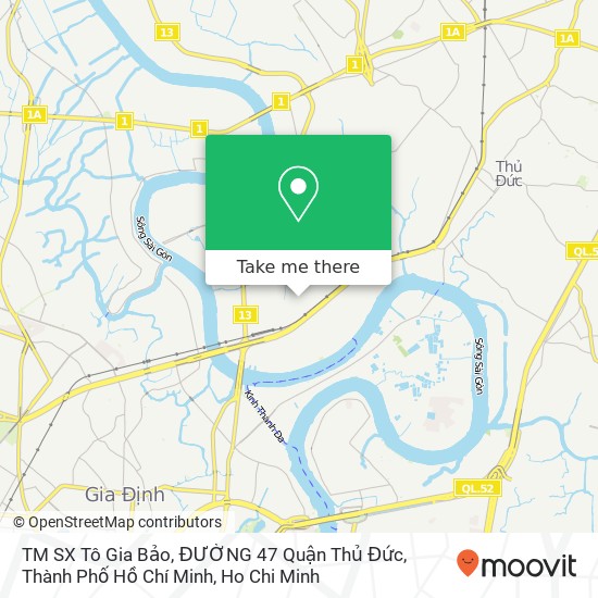 TM SX Tô Gia Bảo, ĐƯỜNG 47 Quận Thủ Đức, Thành Phố Hồ Chí Minh map