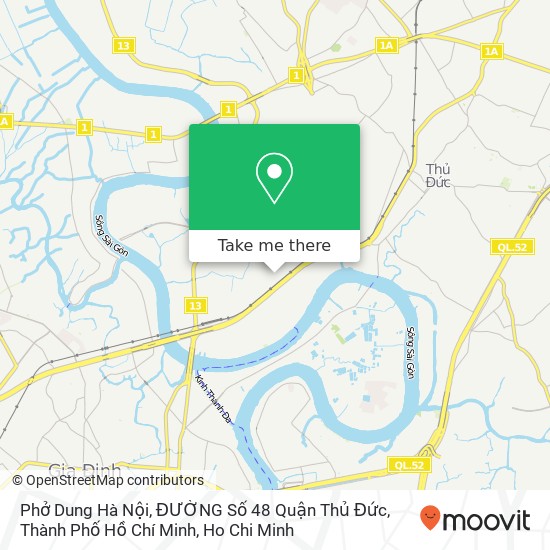 Phở Dung Hà Nội, ĐƯỜNG Số 48 Quận Thủ Đức, Thành Phố Hồ Chí Minh map