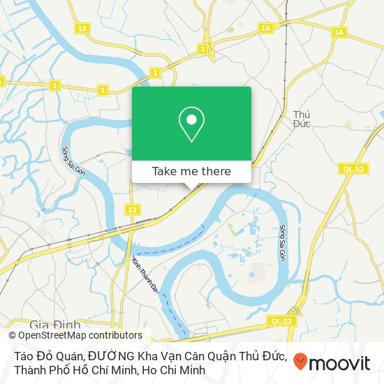 Táo Đỏ Quán, ĐƯỜNG Kha Vạn Cân Quận Thủ Đức, Thành Phố Hồ Chí Minh map