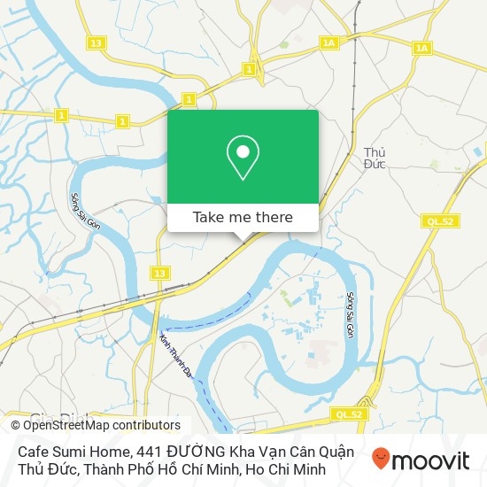 Cafe Sumi Home, 441 ĐƯỜNG Kha Vạn Cân Quận Thủ Đức, Thành Phố Hồ Chí Minh map